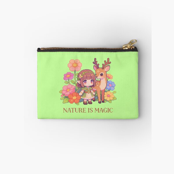Item preview, Nature is Magic - Cute Pixel Art Elf and Deer designed and sold by PotionPixelArt.