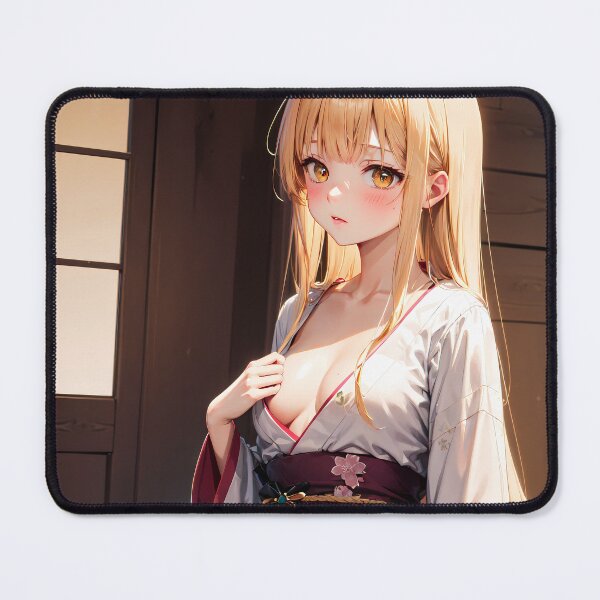 Item preview, Mahiru Shiina Angel Next Door Soft Kimono Evening designed and sold by PMartistStudio.