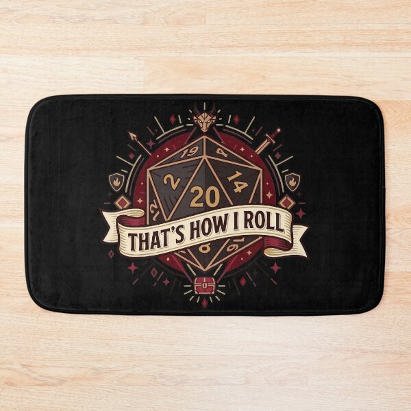 Item preview, That's How I Roll - D20 Role Playing Game Campaign Shirt - 20 Sided Die designed and sold by TobinHood.