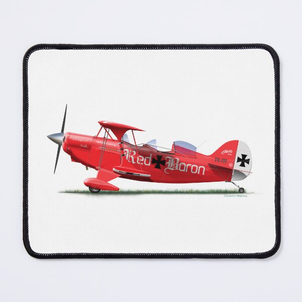 Item preview, PITTS S2-A SPECIAL VH-FFF RED BARON 2012 designed and sold by Grubby Fingers Aircraft Illustration.