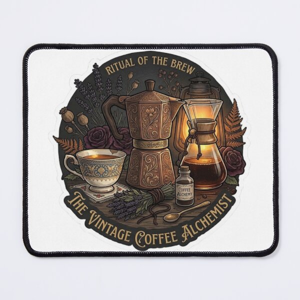 Item preview, Vintage Coffee Alchemist designed and sold by Candlelit Catastrophes.