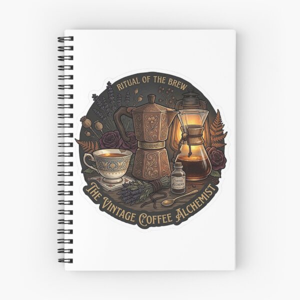 Item preview, Vintage Coffee Alchemist designed and sold by Candlelit Catastrophes.