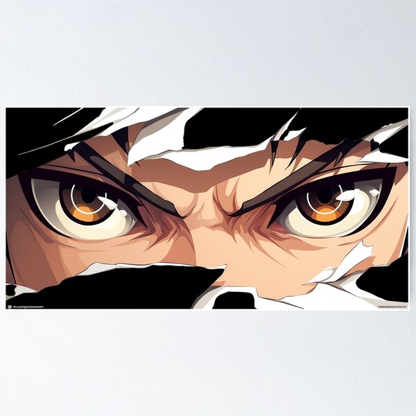 Item preview, Gundham Tanaka Danganronpa Intense Eyes Peeker Torn Paper designed and sold by PMartistStudio.