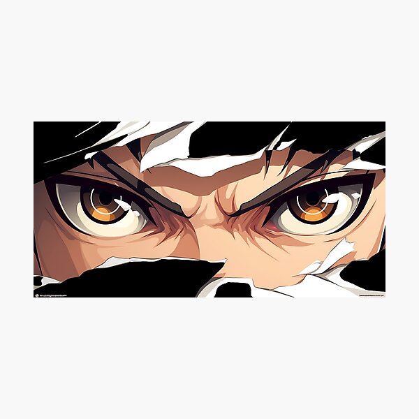 Item preview, Gundham Tanaka Danganronpa Intense Eyes Peeker Torn Paper designed and sold by PMartistStudio.