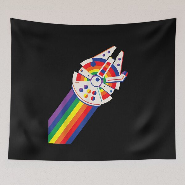 Item preview, Rainbow Spaceship Pride Sci Fi LGBTQ Galaxy Design designed and sold by Chaztized.