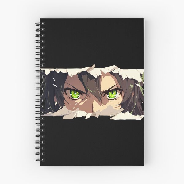 Item preview, Hyakuya Yuuichirou Seraph Of The End Ripped Paper Peeking Eyes designed and sold by PMartistStudio.