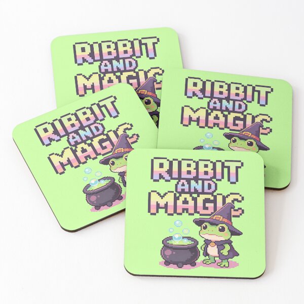 Item preview, Ribbit and Magic - Cute Pixel Art Frog Wizard designed and sold by PotionPixelArt.