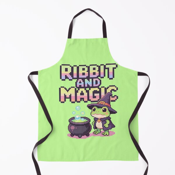 Item preview, Ribbit and Magic - Cute Pixel Art Frog Wizard designed and sold by PotionPixelArt.