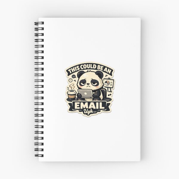 Item preview, Office Panda Sticker Kawaii Work Meme Aesthetic for Employees & Remote Workers designed and sold by CutePrintCorner.