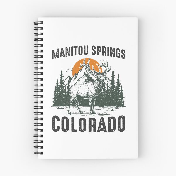 Item preview, Manitou Springs Colorado National Park Elk Vintage Wildlife - Park Ranger designed and sold by gunaone-design.