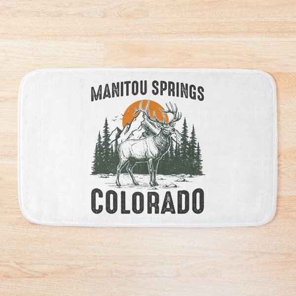 Item preview, Manitou Springs Colorado National Park Elk Vintage Wildlife - Park Ranger designed and sold by gunaone-design.