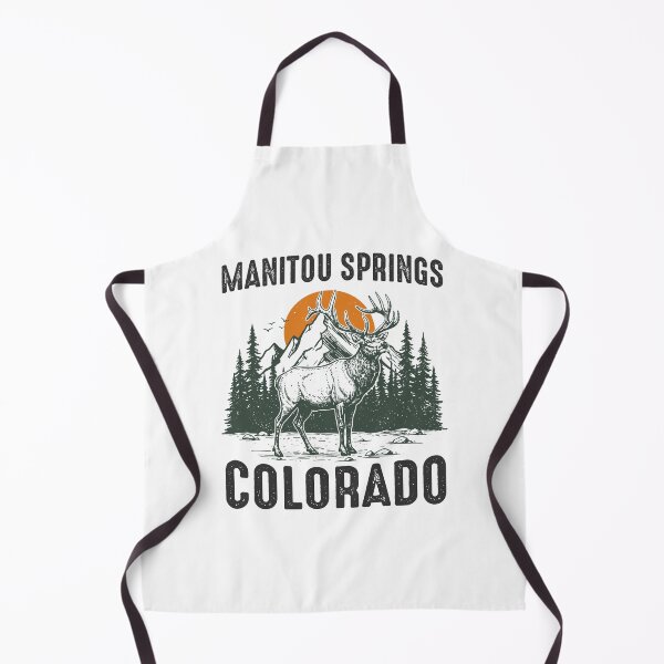 Item preview, Manitou Springs Colorado National Park Elk Vintage Wildlife - Park Ranger designed and sold by gunaone-design.