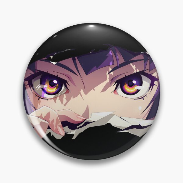 Item preview, Hitagi Senjougahara Bakemonogatari Golden Eyes Torn Paper Peek designed and sold by PMartistStudio.
