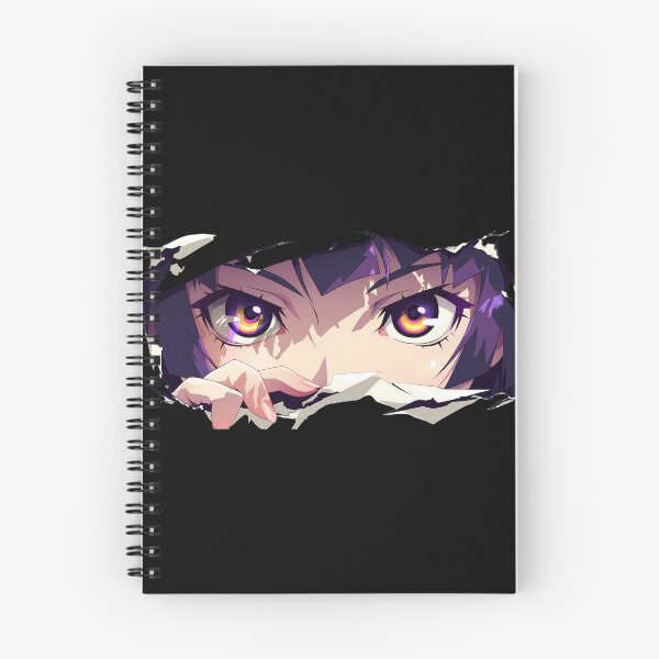 Item preview, Hitagi Senjougahara Bakemonogatari Golden Eyes Torn Paper Peek designed and sold by PMartistStudio.