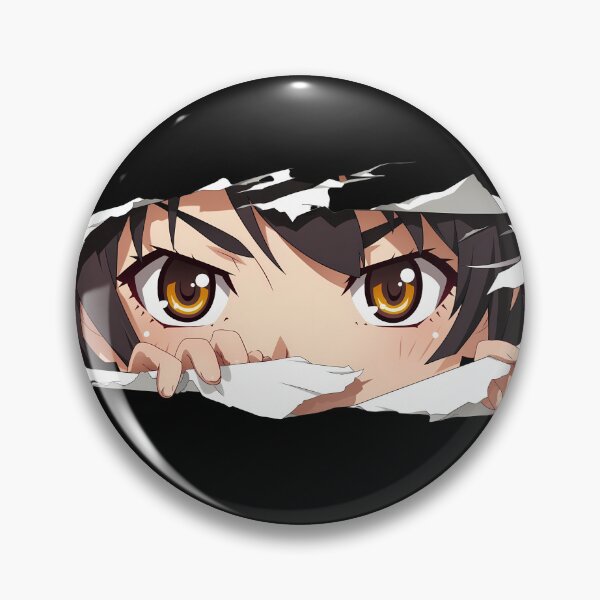 Item preview, Karen Araragi Bakemonogatari Amber Eyes Torn Paper Peek designed and sold by PMartistStudio.
