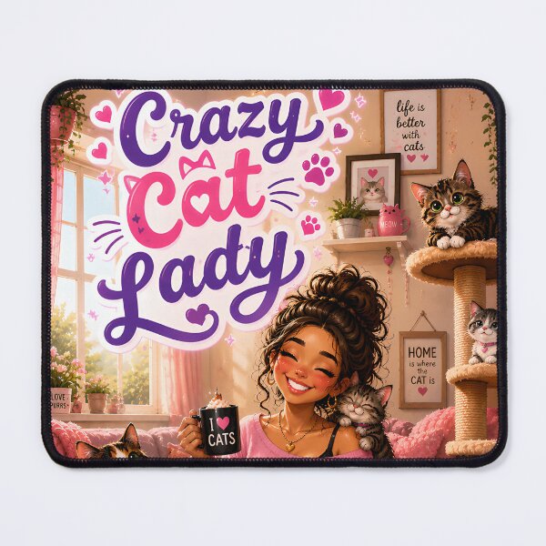 Item preview, Crazy Cat Lady Paradise designed and sold by Stubblejumper Artworks.