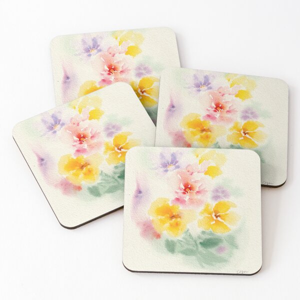 Item preview, Modern rose watercolor painting designed and sold by cyncolour.