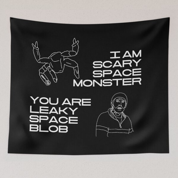 Item preview, Scary Space Monster designed and sold by sillyfrog2.