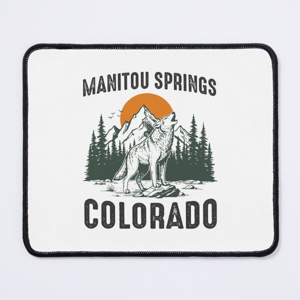 Item preview, Manitou Springs Colorado National Park Wolf Wildlife Nature Lover designed and sold by gunaone-design.