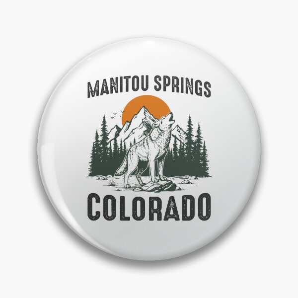 Item preview, Manitou Springs Colorado National Park Wolf Wildlife Nature Lover designed and sold by gunaone-design.