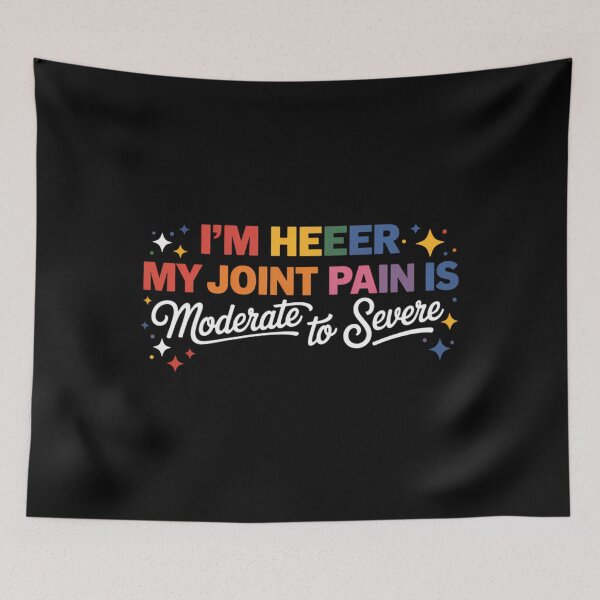 Item preview, I'm Here I'm Queer My Joint Pain Is Moderate To Severe LGBT designed and sold by SapfireStuArt.