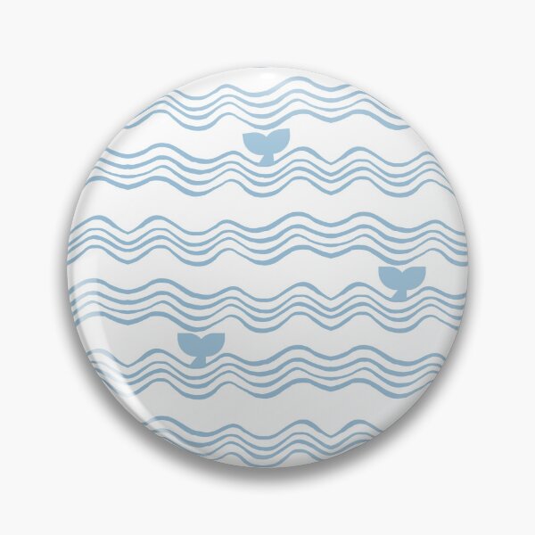 Item preview, Whale watching blue on white designed and sold by Boy and Belugee.