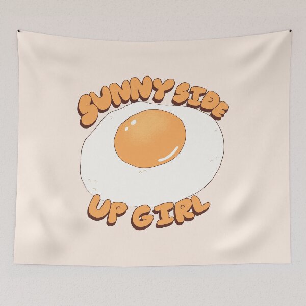 Item preview, Sunnyside Up Girl (Creme) designed and sold by yellowflowerhut.