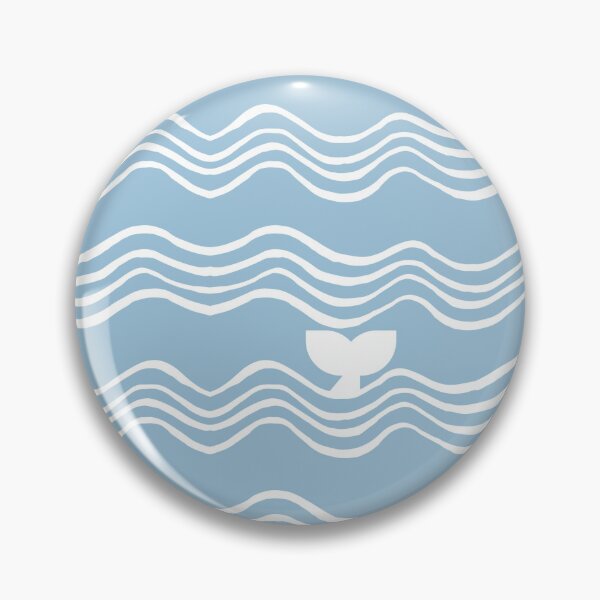 Item preview, Whale watching white on blue designed and sold by Boy and Belugee.