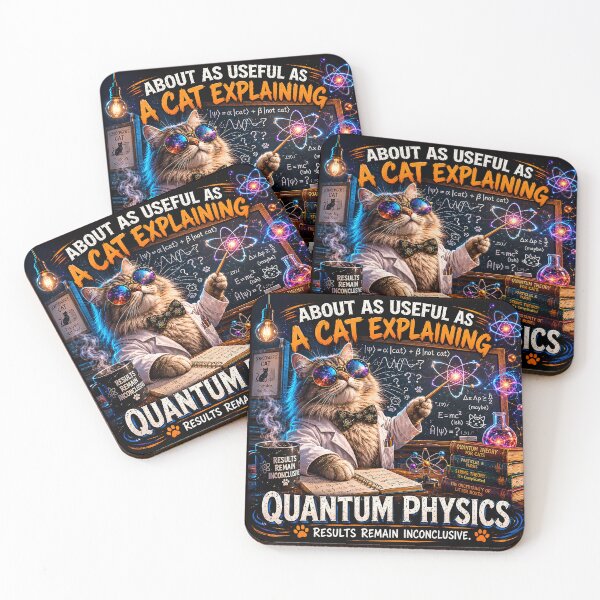Item preview, About As Useful As A Cat Explaining Quantum Physics – Results Remain Inconclusive designed and sold by lazydogonline.
