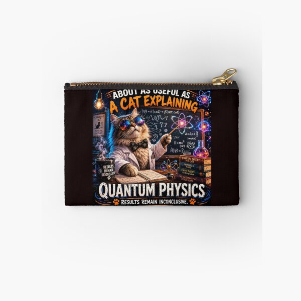 Item preview, About As Useful As A Cat Explaining Quantum Physics – Results Remain Inconclusive designed and sold by lazydogonline.