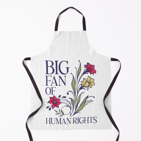 Item preview, Big Fan of Human Rights Funny Floral designed and sold by nosu-art-pod.