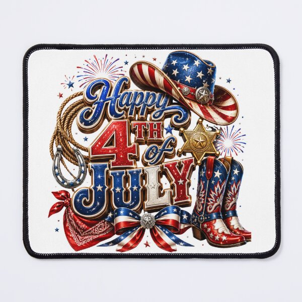 Item preview, Cowgirl themed 4th of July design designed and sold by manytshirts.