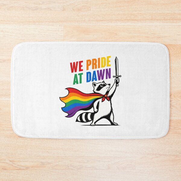 Item preview, We Pride At Dawn Raccoon LGBT Pride Month designed and sold by Randomera.