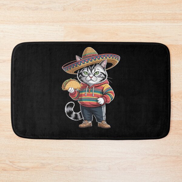 Item preview, Funny Fat Cat Cinco De Mayo designed and sold by AgentJerichoArt.