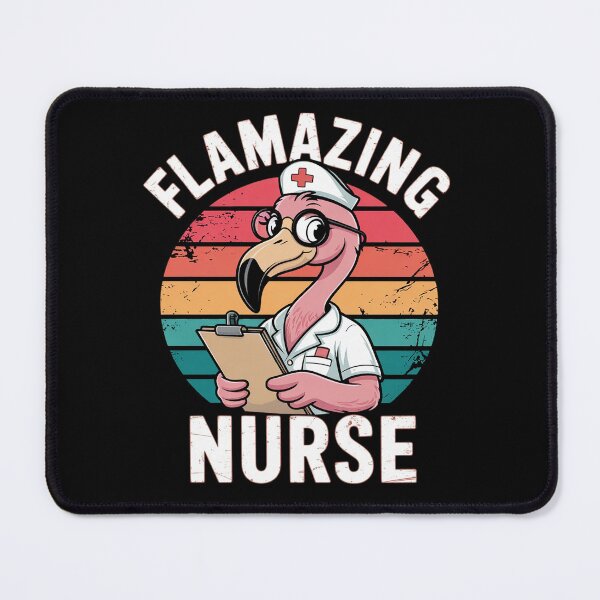 Item preview, Funny Flamingo Lover Nurse Day designed and sold by Rickepritchet.
