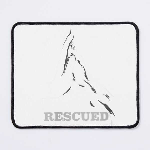 Item preview, Womens Rescued Is My Favorite Breed Animal Shelter Rescue Dogs V-Neck T-Shirt designed and sold by JJLetterDesigns.