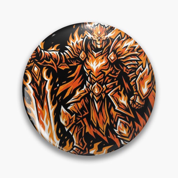 Item preview, Hellfire Knight designed and sold by Stickersdevelop.