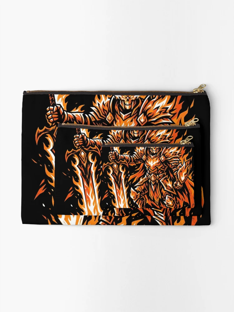 Thumbnail 2 of 4, Zipper Pouch, Hellfire Knight designed and sold by Stickersdevelop.