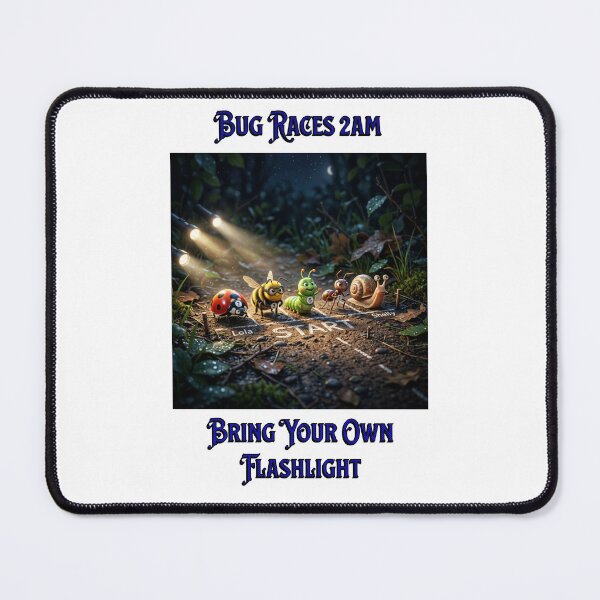 Item preview, #13 Bug Races 2AM Bring Your Own Flashlight designed and sold by Backlash Expressions.