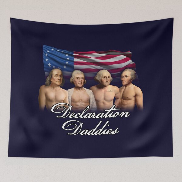 Item preview, Declaration Daddies - Funny 4th of July Founding Fathers America 250 designed and sold by snazzyseagull.