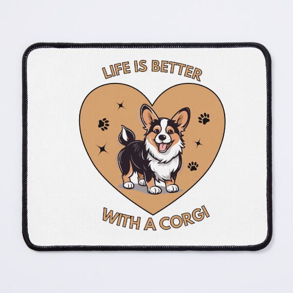 Item preview, Life Is Better With A Corgi Cute Corgi Dog Lover Heart T-Shirt designed and sold by jananinaveen.