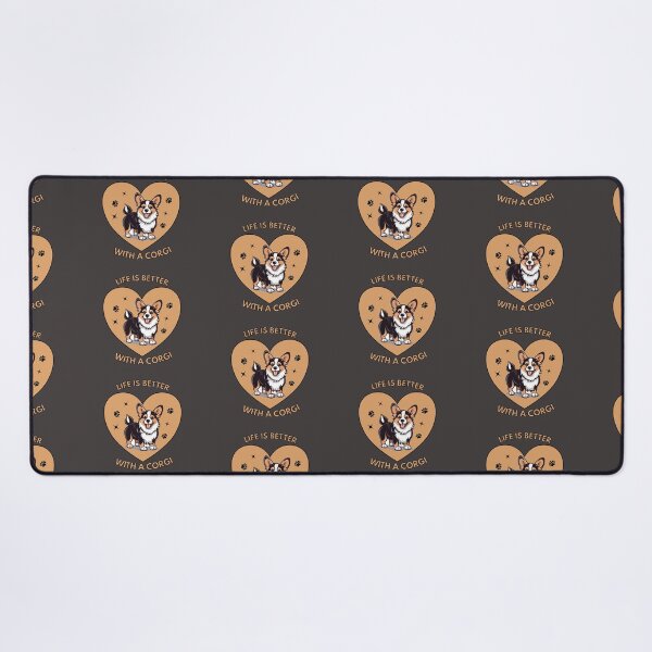 Item preview, Life Is Better With A Corgi Cute Corgi Dog Lover Heart T-Shirt designed and sold by jananinaveen.