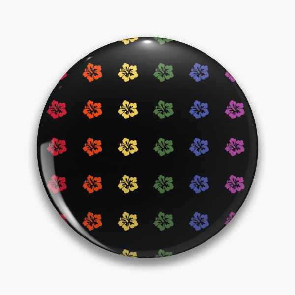 Item preview, Rainbow Hibiscus Flower Pattern designed and sold by Sophie's Favorites.