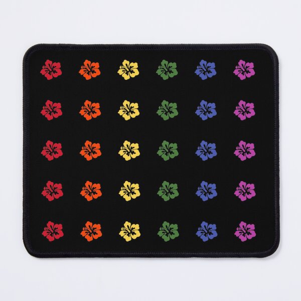 Item preview, Rainbow Hibiscus Flower Pattern designed and sold by Sophie's Favorites.