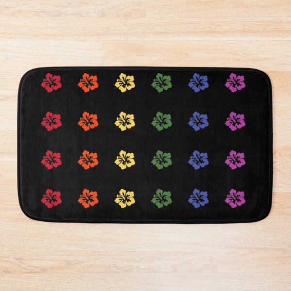 Item preview, Rainbow Hibiscus Flower Pattern designed and sold by Sophie's Favorites.