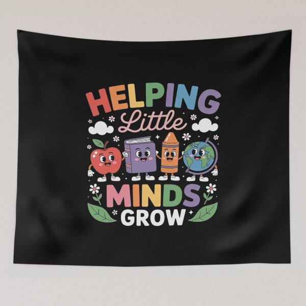 Item preview, Funny Helping Little Minds Grow Teacher Life Back To School designed and sold by Jakenergen.