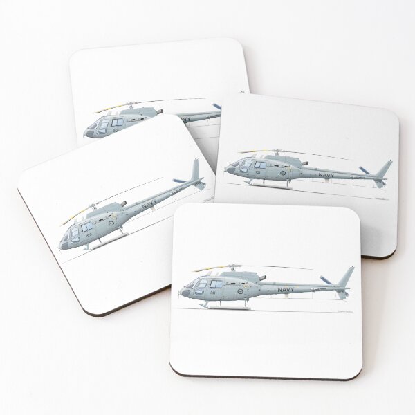 Item preview, EUROCOPTER AS350 B SQUIRREL A22-001 801 RAN 2013 designed and sold by Grubby Fingers Aircraft Illustration.