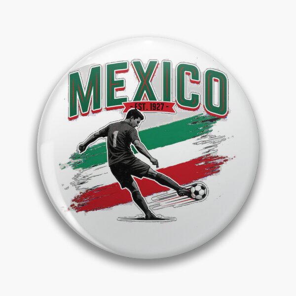 Item preview, Mexican Flag Soccer Player Vintage Sports Fan designed and sold by QuiteOrbit.