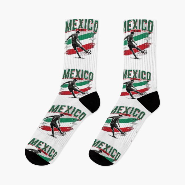 Item preview, Mexican Flag Soccer Player Vintage Sports Fan designed and sold by QuiteOrbit.