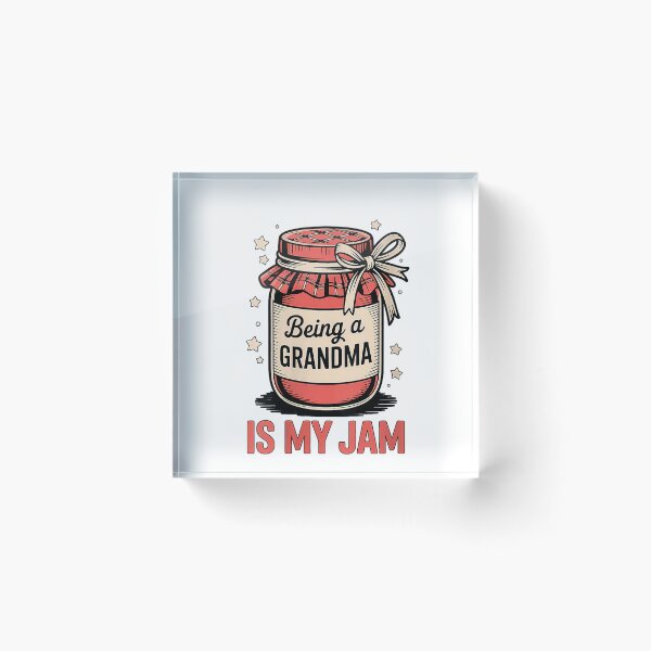 Item preview, Women's Being a Grandma is My Jam Funny Grandparent Family Nonna V-Neck T-Shirt designed and sold by Voila-creative.